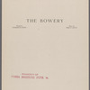 The Bowery