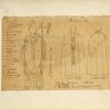 Priest in a cape; An archbishop vested for mass