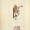 [Knight,] 1400; [Half length figure of a woman]