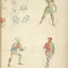 Helmets and various other pieces of armor 1400, 1397, 1475, 1480; Cross bowman; Cross bowman no. 1; Cross bowman no. 2