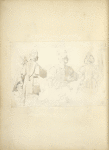 Four half length studies of men wearing hats