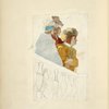 Three men behind a balustrad
