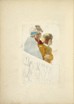Three men behind a balustrad