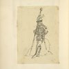 Man with sword and spear topped with a star