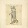 Man in robe and hood, gesturing