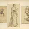Person in  headdress, upper body view] Spain, MCCCC; [Woman in long dress and tiara,] MCC; [Woman viewed half length in head piece with veil,] MCCC