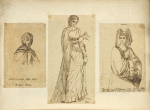 Person in  headdress, upper body view] Spain, MCCCC; [Woman in long dress and tiara,] MCC; [Woman viewed half length in head piece with veil,] MCCC