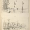 No. XXXI. The Mississippi overflowing its banks; No. XXXII. Wooding station on the Mississippi