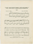 He never smiled again