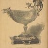 Silver mounted crystal cup. Parisian design.