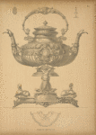 Design for silver teapot.