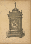 Enamelled clock case.