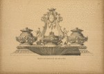 Inkstand in gilt bronze for the town hall at Milan.