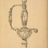 Presentation sword in gilt and silver and ornamented with diamonds by Falize ainé, Paris.