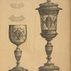 Silver cup and chalice.