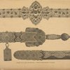 Oriental belt in gold and diamonds. Sword of King Boabdil, of Granada.