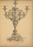 Bronze candelabrum.