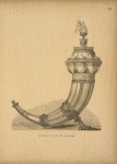 Drinking horn in gold, silver and enamel.