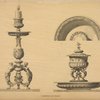 Candelabrum and inkstand.
