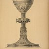 Communion cup in gilt silver, cloisonné and precious stone.