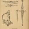 1. 2. Neillo ornaments by Tissot, Paris. 3. Hilt of a presentation sword. 4. 5. Dagger in steel and silver.