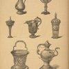Metal vessels after paintings by old German and Dutch masters.
