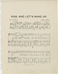 Kiss and let's make up