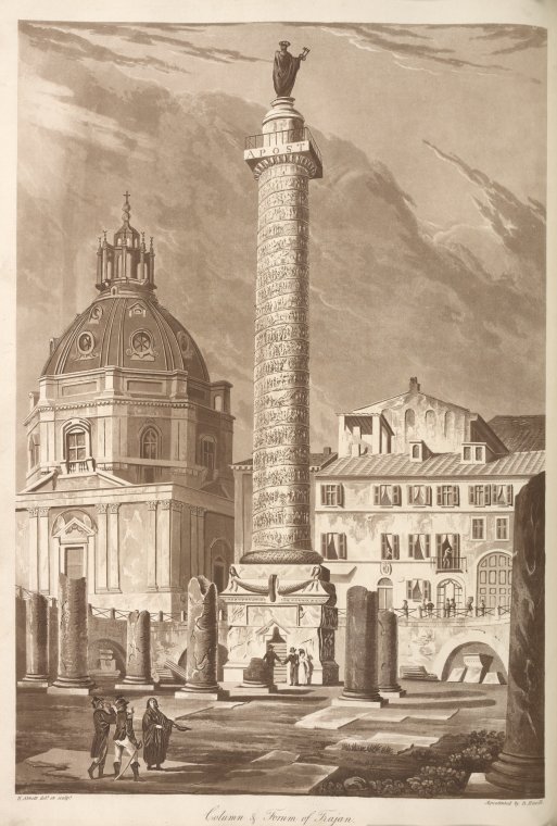 Column of Forum of Trajan. - text - NYPL Digital Collections