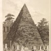 The Pyramid of Caius Cestius.   - text