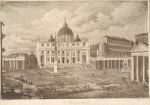 St. Peter's and the Vatican.   - text