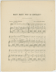 Mary! Mary! Why so contrary?