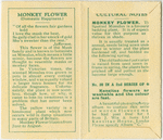 Monkey Flower (Domestic Happiness.)