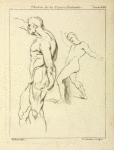 Two figures extending right arms