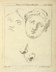 Two human female faces and two noses--one human, animal