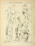 Various figures including Roman soldiers, and partially draped male and female nudes