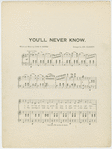 You'll never know