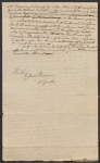 Letter from Philip Van Cortlandt to Egbert Benson