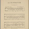 All the world to me