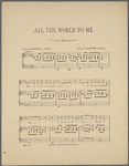 All the world to me