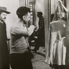 Elia Kazan directing Carroll Baker and Eli Wallach in the motion picture Baby Doll