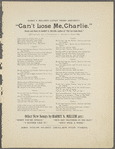 Can't lose me, Charlie