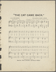 The cat came back
