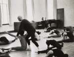 Jose Limon with students in studio