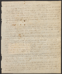 Holograph letter from Charles Brockden Brown to John Blair Linn, July 8, 1802