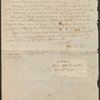 Holograph letter from Charles Brockden Brown to John Blair Linn, July 8, 1802