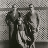 Douglas Fairbanks, Sr., Jackie Coogan, and Rudolph Valentino. (Left to right)