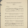 Good bye, sweet dream, good bye : ballad
