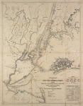 Outline map of New York Harbor & vicinity