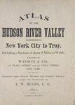 Atlas of the Hudson River Valley [Title Page]