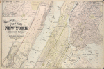 Map of New York and Adjacent Cities